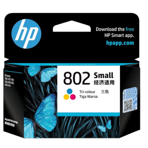  HP 802 Small Tri-color Original Ink Cartridge