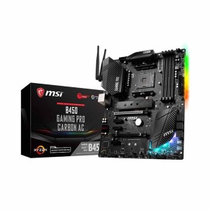 Msi B450 Gaming Pro Carbon AC (Wi-Fi) Motherboard (Amd Socket AM4/Ryzen Series CPU/Max 64GB DDR4 3466MHz Memory)