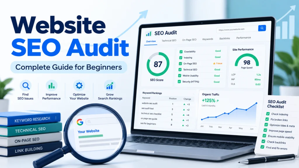 Illustration for Free Website, SEO & Digital Marketing Audit