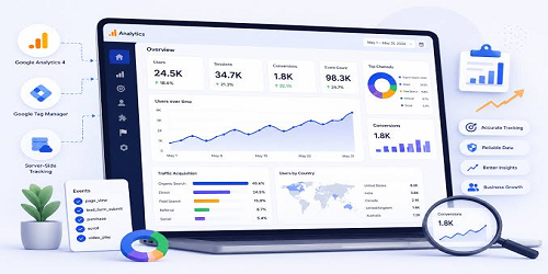 Web Analytics, GA4 & Conversion Tracking Services service by ALL2ALL