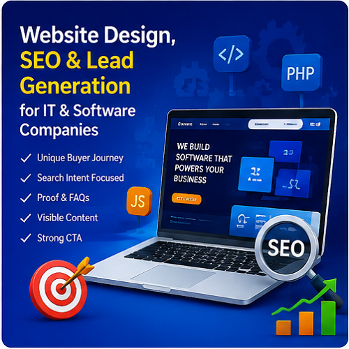 Website Design, SEO & Lead Generation for IT & Software Companies industry digital project